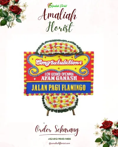 Bunga Papan Congratulation di Puntang
